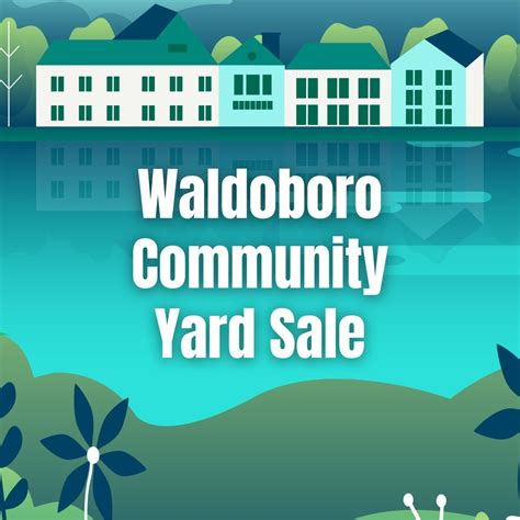 waldoboro me 04572|waldoboro community yard sale.